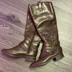 Merona Dark Brown Over the Knee Boots